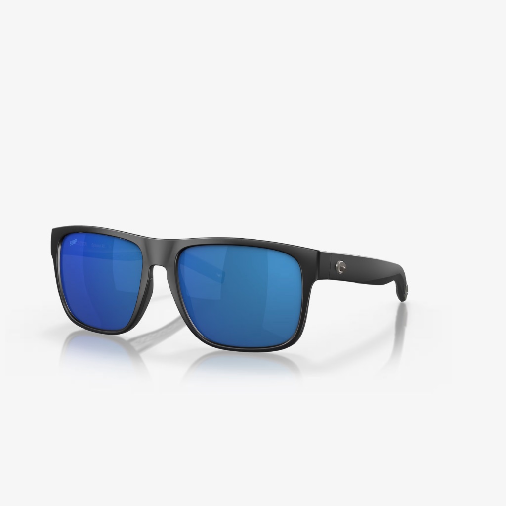 Costa Del Mar 9013-05 59 Spearo Xl Matte Black Blue Mirror Polarized Sunglasses